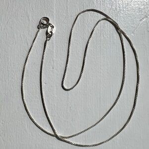 Fine Silver Chain Necklace